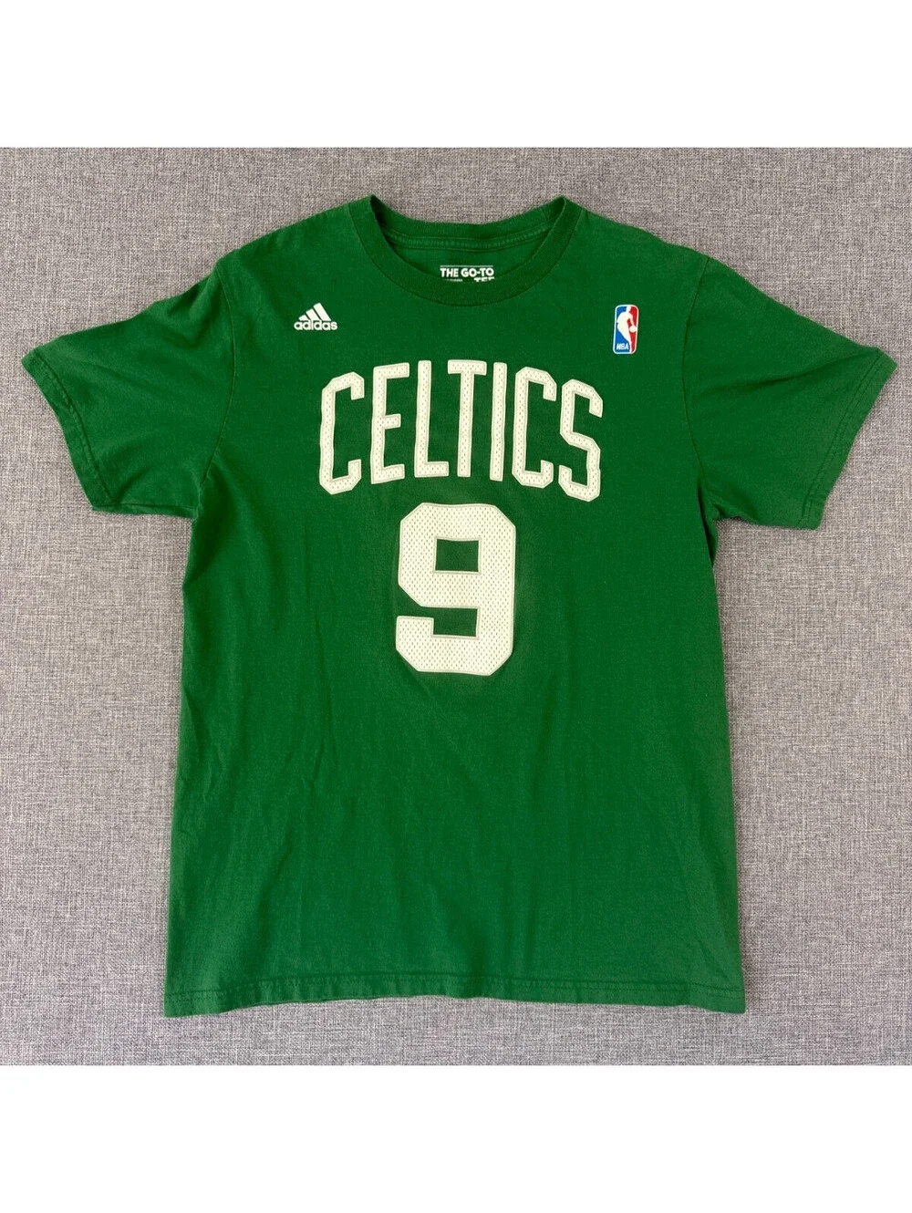 Adidas Boston Celtics Rajon Rondo T-Shirt Mens M Green NBA Tee